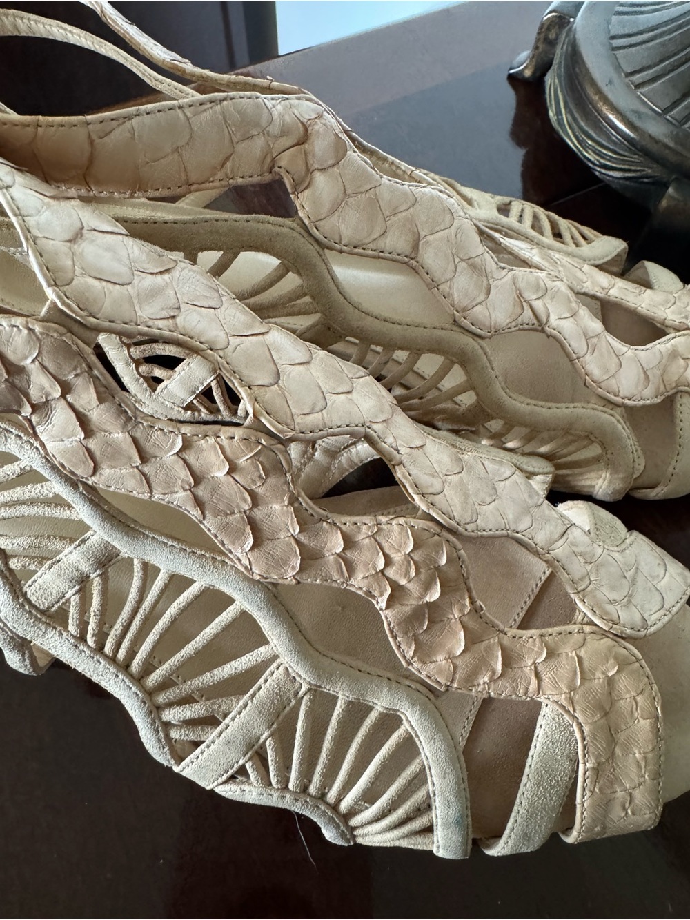 Alexandre Birman Caged Sandals 39 1/2 - Picture 4 of 14